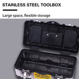 Stainless Steel Toolbox Portable Plastic Storage Case for Warehouse Tools