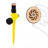 Auto Irrigation Lawn Sprinkler Adjustable 360-degree Rotation