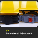 Safety Helmet Hard Hat ABS Adjustable Vented Construction
