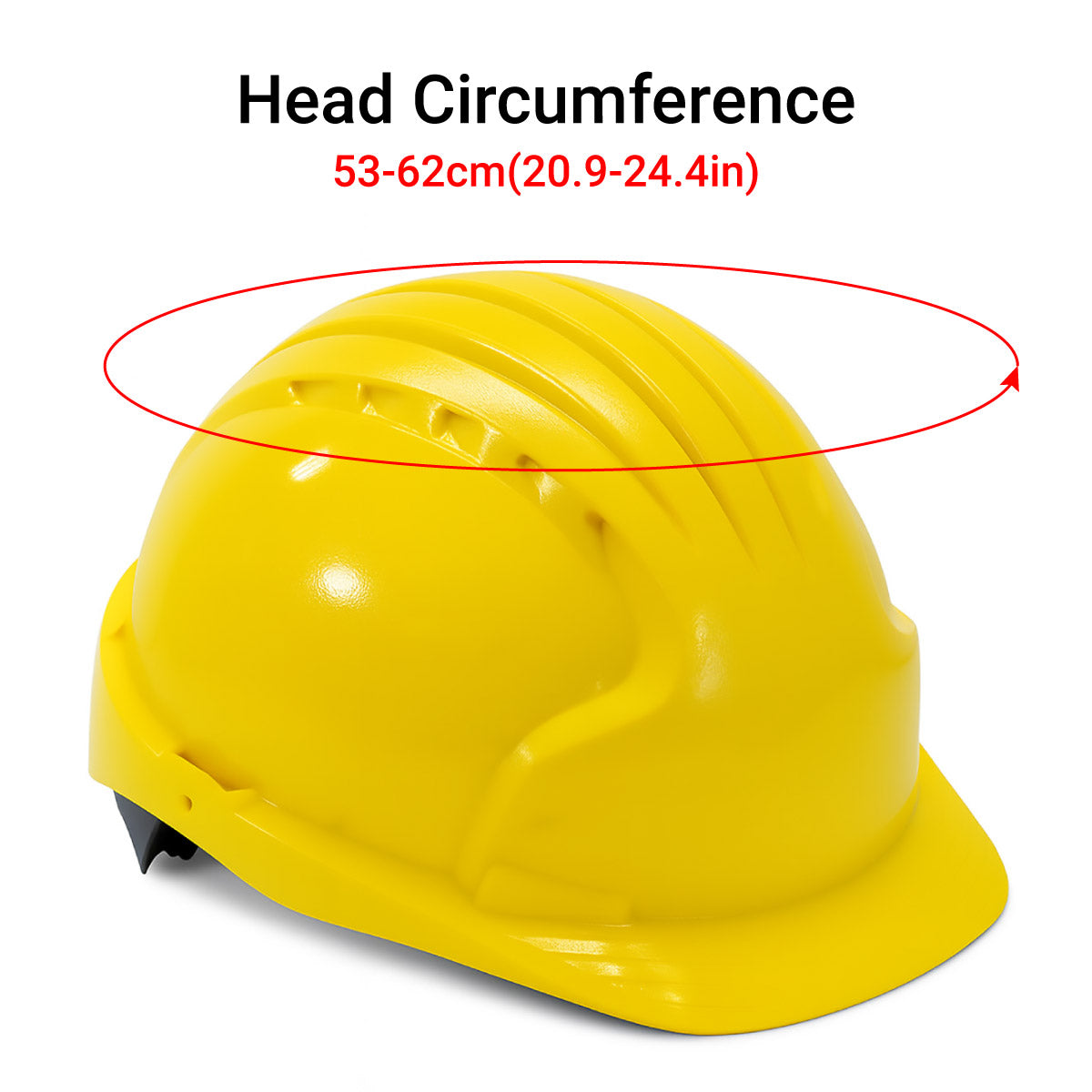 Safety Helmet Hard Hat ABS Adjustable Vented Construction