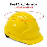 Safety Helmet Hard Hat ABS Adjustable Vented Construction