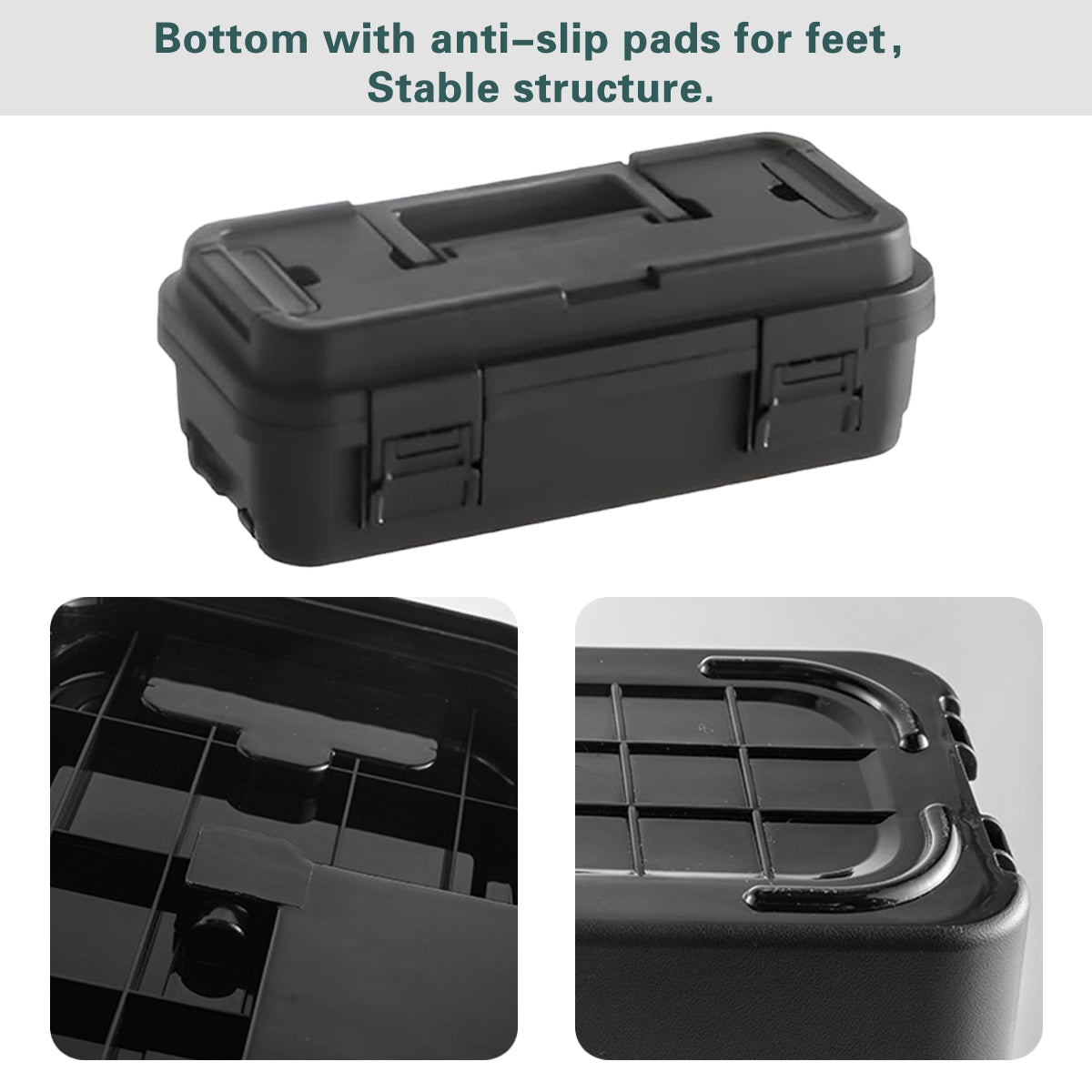 Multi Function PP Toolbox Stackable Storage Organizer for Warehouse Use