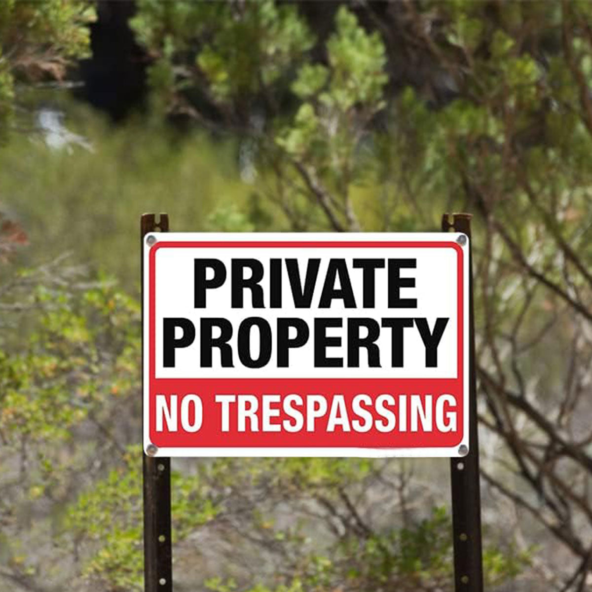 4PCS Reflective Surveillance Warning Signs Metal Security Camera Notice Durable