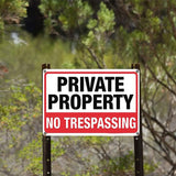 4PCS Reflective Surveillance Warning Signs Metal Security Camera Notice Durable