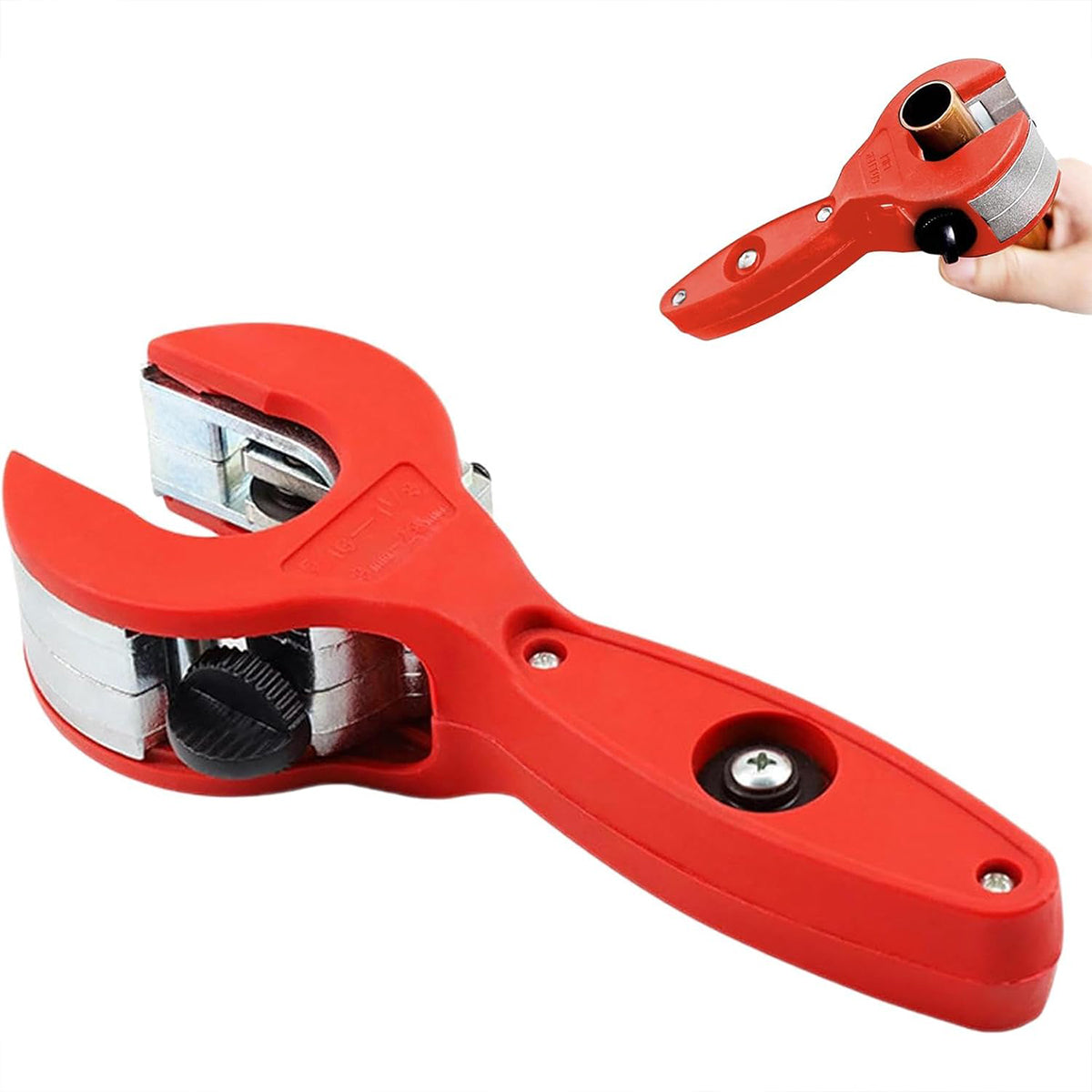 Ratchet Pipe Cutter for 8–29 mm Metal Tubes and Plumbing Repairs