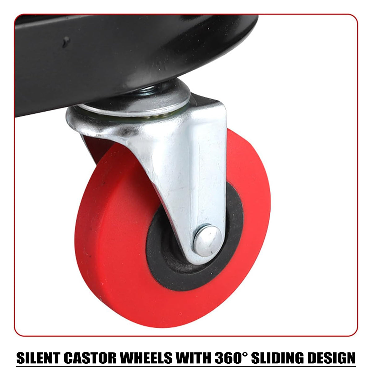 Multifunctional Car Repair Stool with 360 degree Swivel Wheels