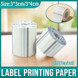 Transparent Waterproof Thermal Label Printer Paper Self Adhesive Roll