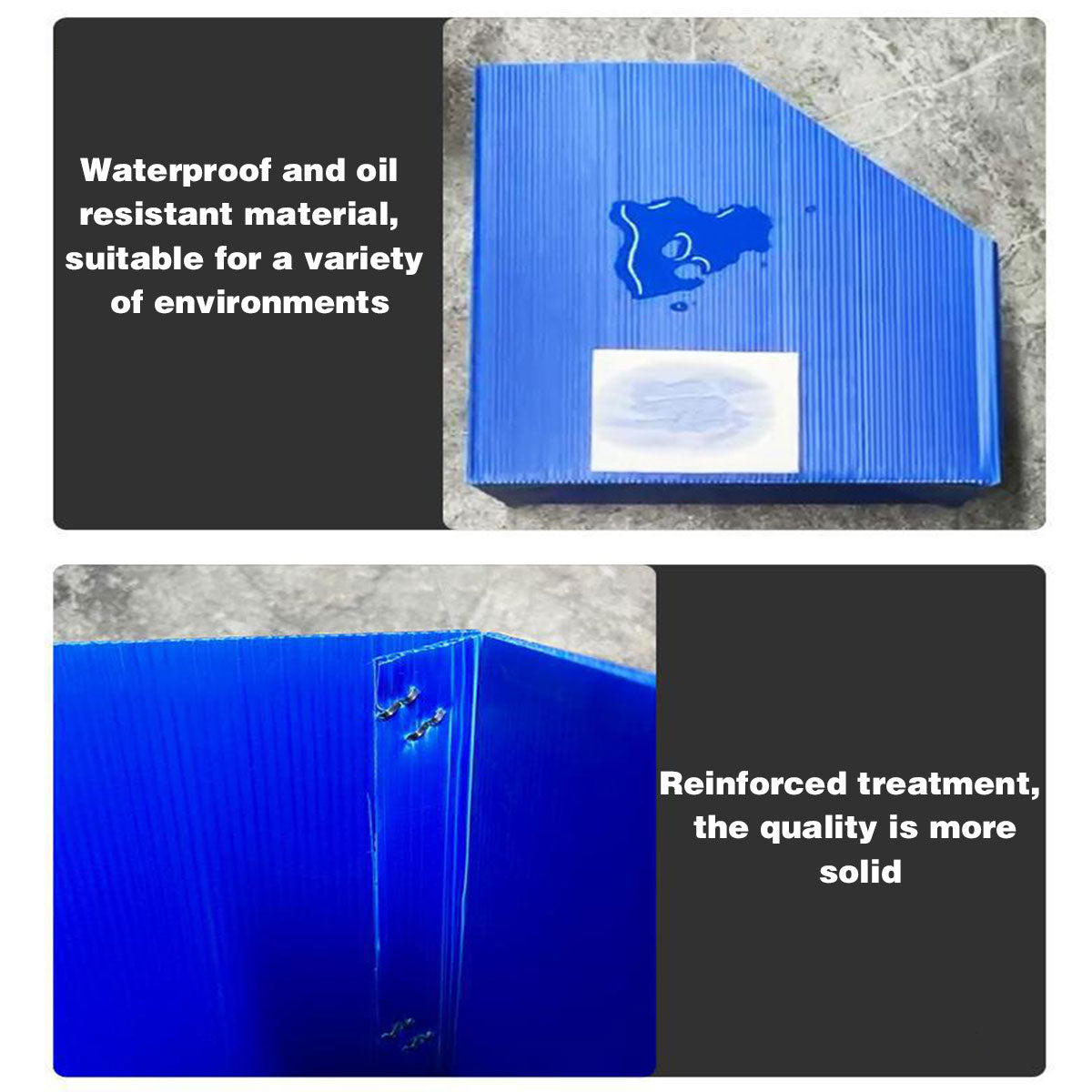 5PCS Waterproof Shelf Storage Boxes for Warehouse Garage Tool Sorting