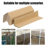 100PCS L-Shaped Kraft Paper Corner Protectors 20cm