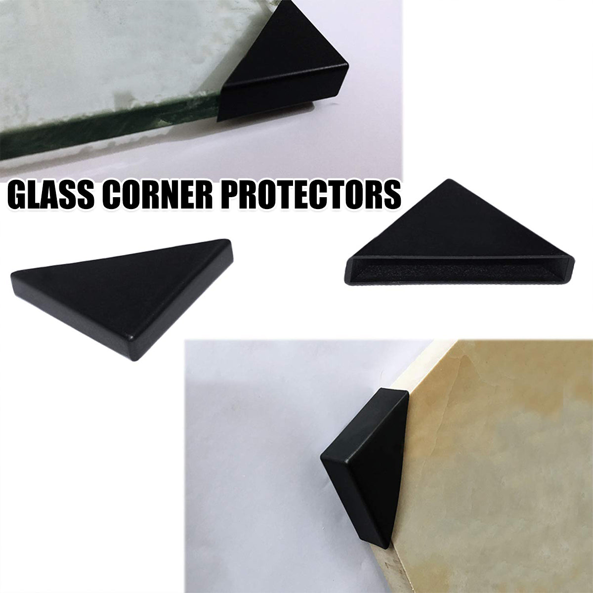Window Corner Guard Glass Corner Protectors Bulk Pack Furniture Edge Guards | 4Warehouse