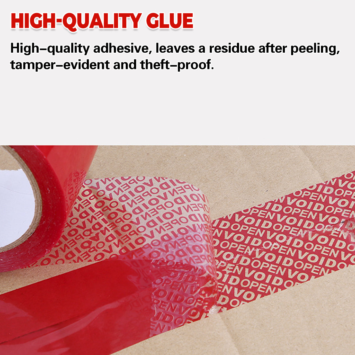 Anti-Counterfeiting VOID Security Tape for Warehouse Box Sealing