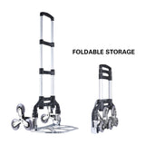 Folding Hand Truck Cart Portable Aluminium Large Capacity