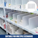 5PCS Shelf Dividers Durable Snap-On for Warehouse Garage Storage