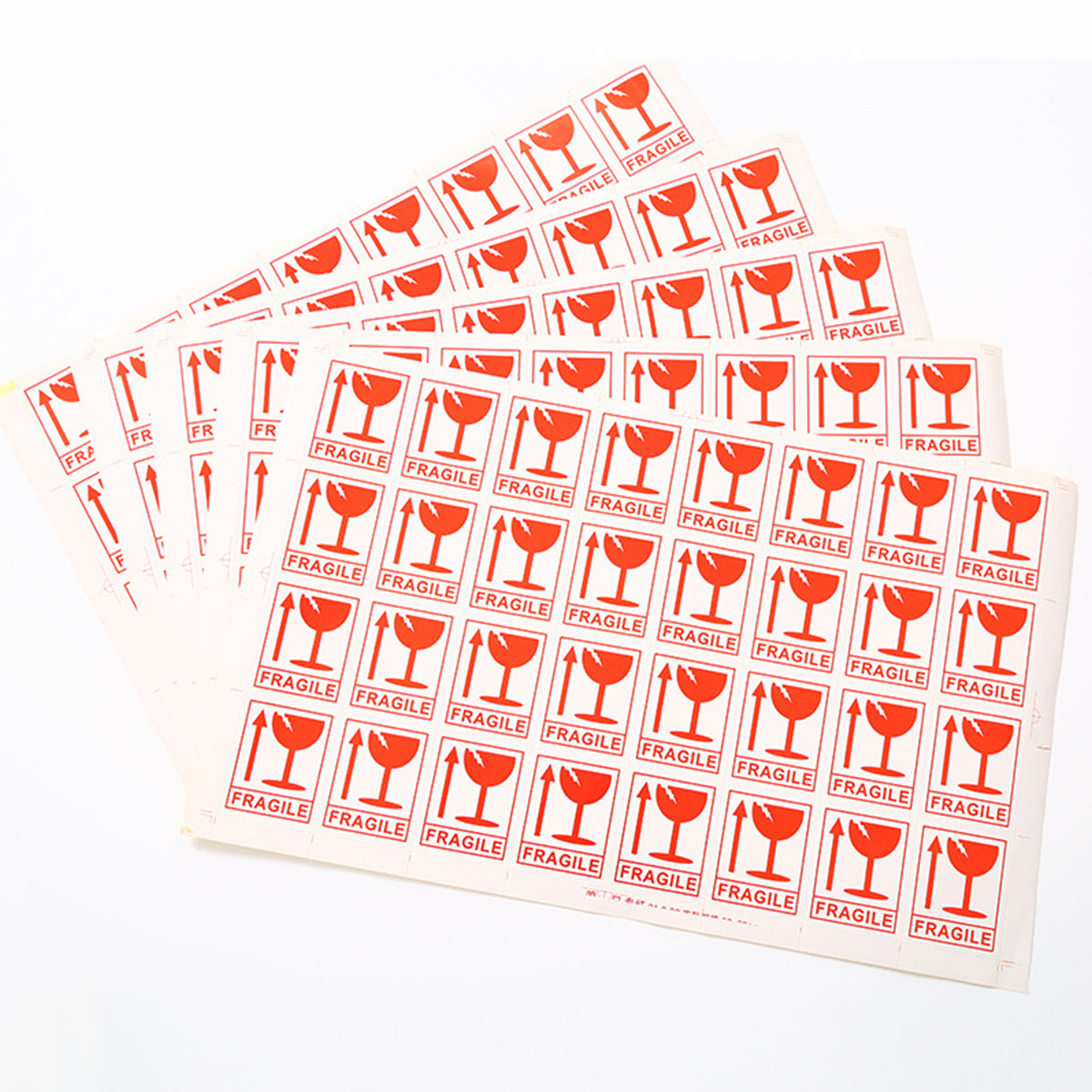 640PCS Fragile Shipping Labels 5×4cm Self Adhesive Carton Warning Stickers