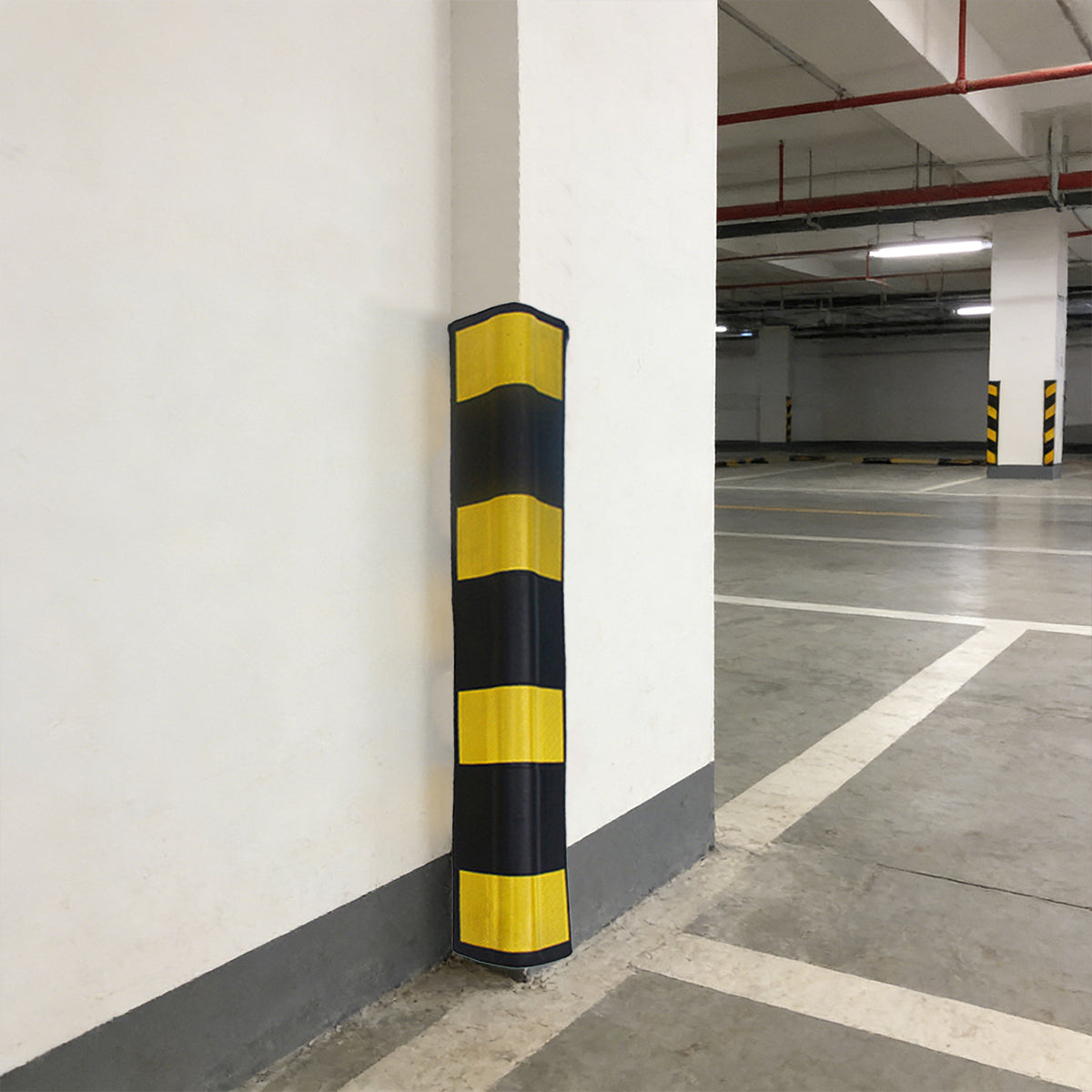 Product Title 2PCS Heavy-Duty Parking Lot Corner Protectors with Reflective Strips