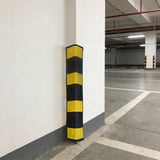 Product Title 2PCS Heavy-Duty Parking Lot Corner Protectors with Reflective Strips