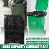 Heavy Duty Large Trash Bags 140x120cm 50PCS Warehouse Waste Bags