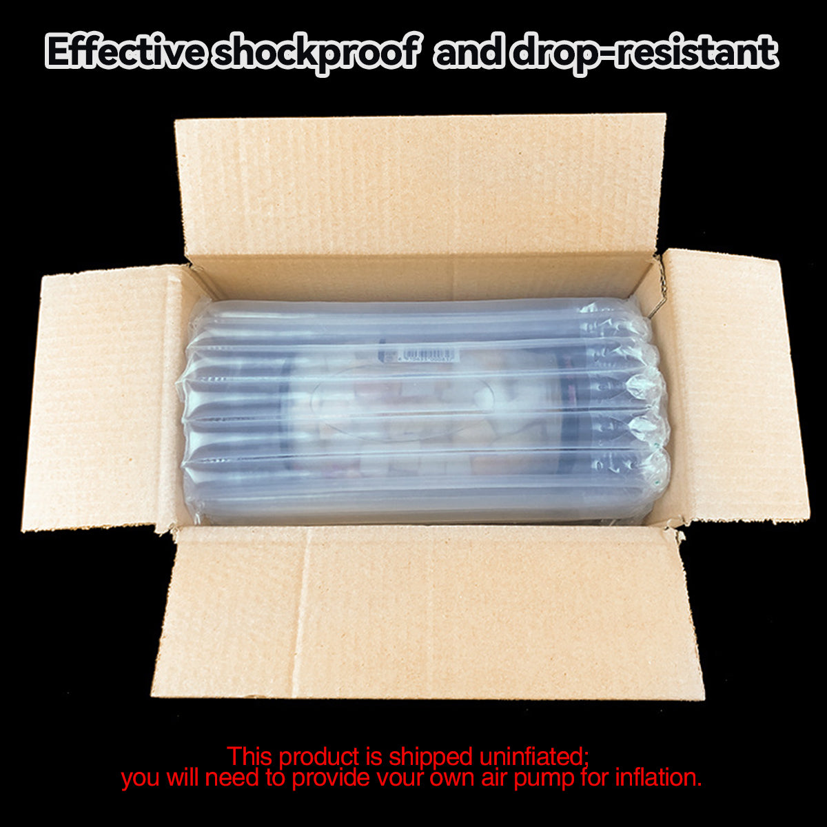 Thickened Bubble Column Shockproof Protective Packaging Roll Clear