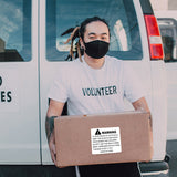 Anti-Choking Warning Labels Water-Based Adhesive 3 Size Options