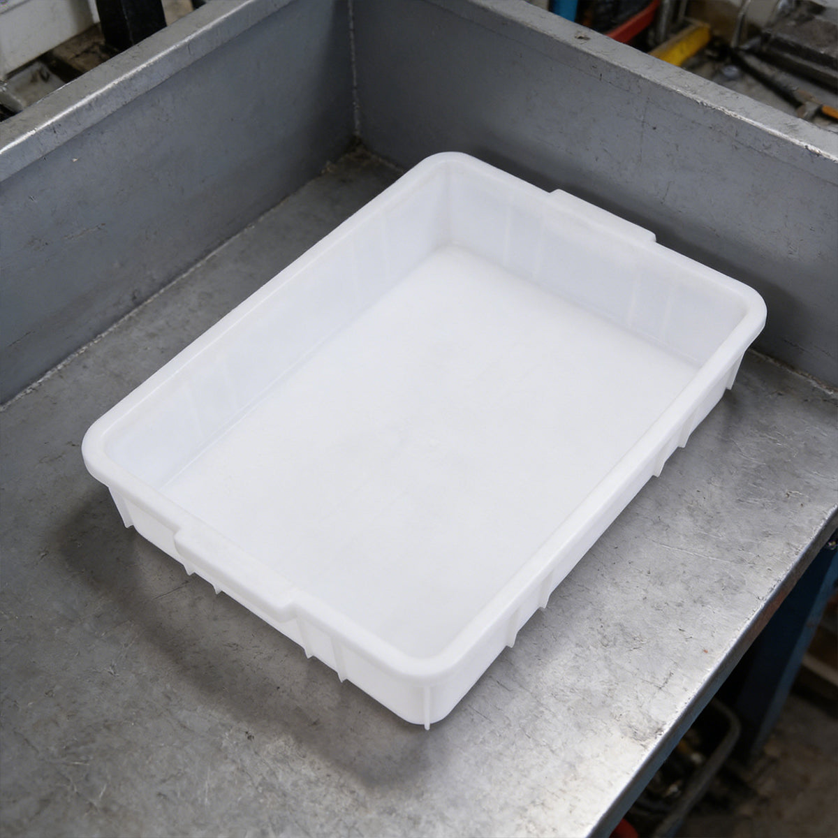 Rectangular Hardware Tool Storage Box Large Capacity PE Organizer