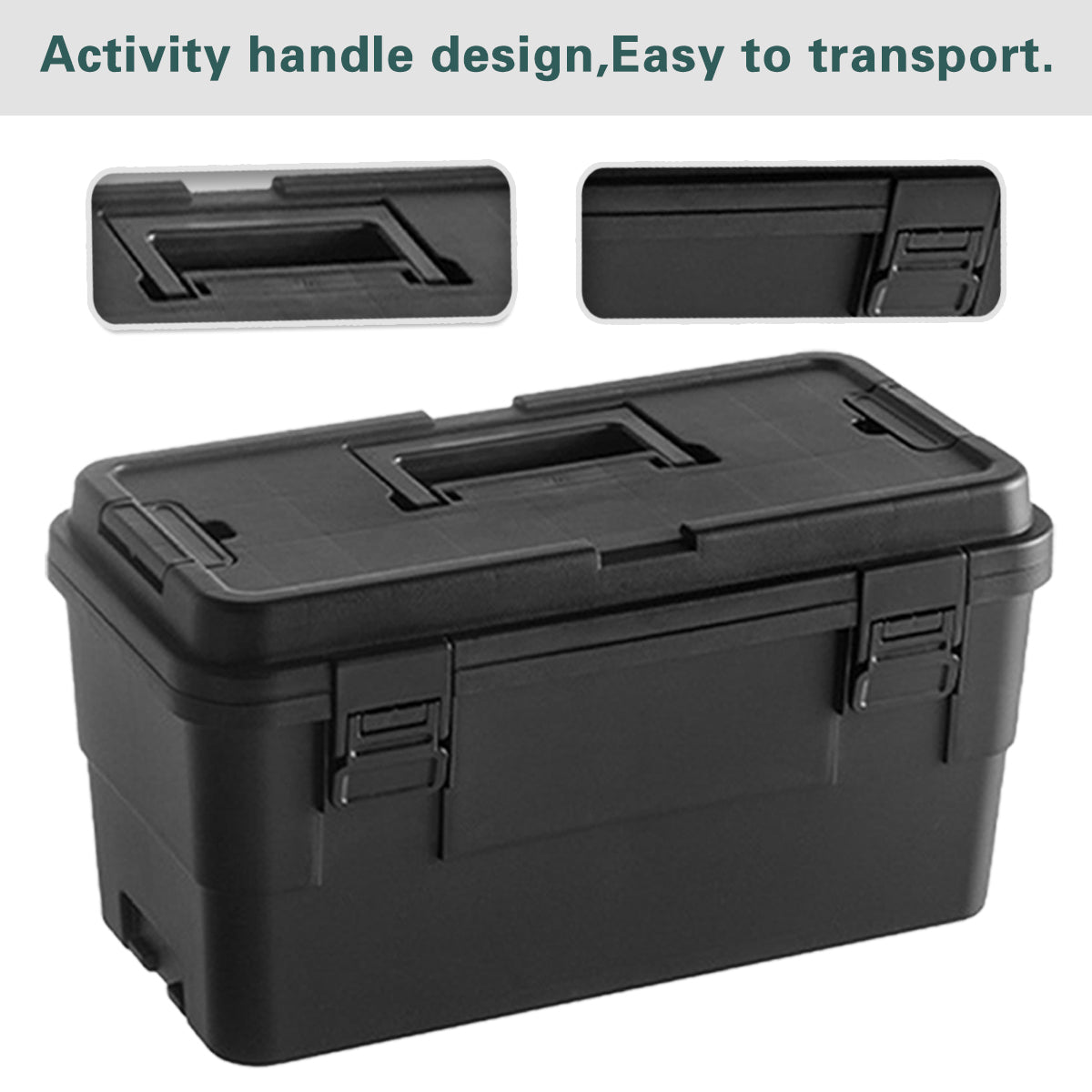 Multi Function PP Toolbox Stackable Storage Organizer for Warehouse Use