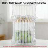 100PCS Air Column Cushion Bags 20×19cm Transparent Shockproof Shipping Protection