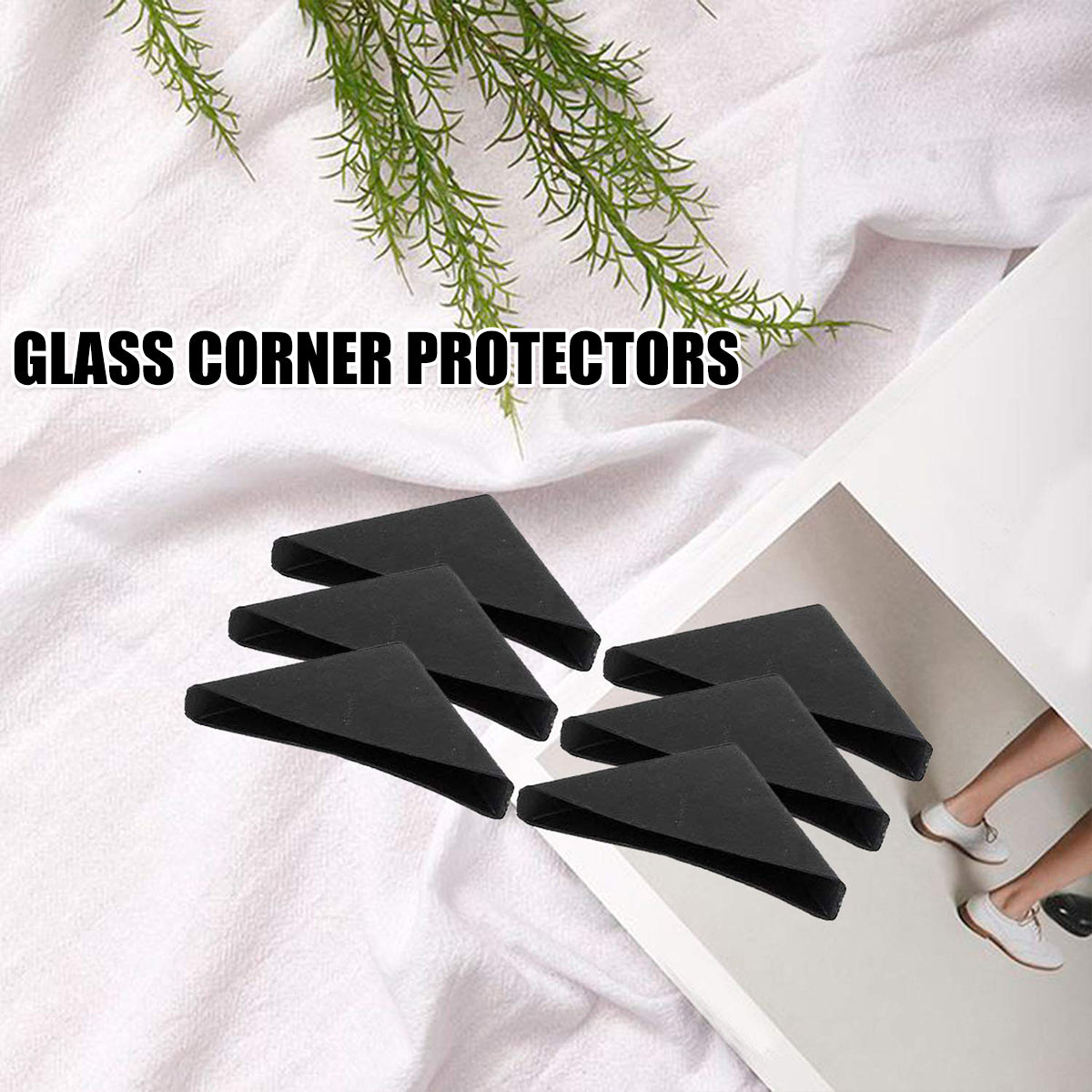Glass Corner Protectors 100PCS Durable Edge Guards for Windows Furniture