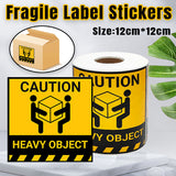 Heavy Duty Handle With Care Warning Label Stickers Roll 300PCS