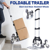 Folding Hand Truck Cart Portable Aluminium Large Capacity