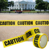 5PCS 100M Caution Warning Tape 75mm High Visibility Safety Barrier