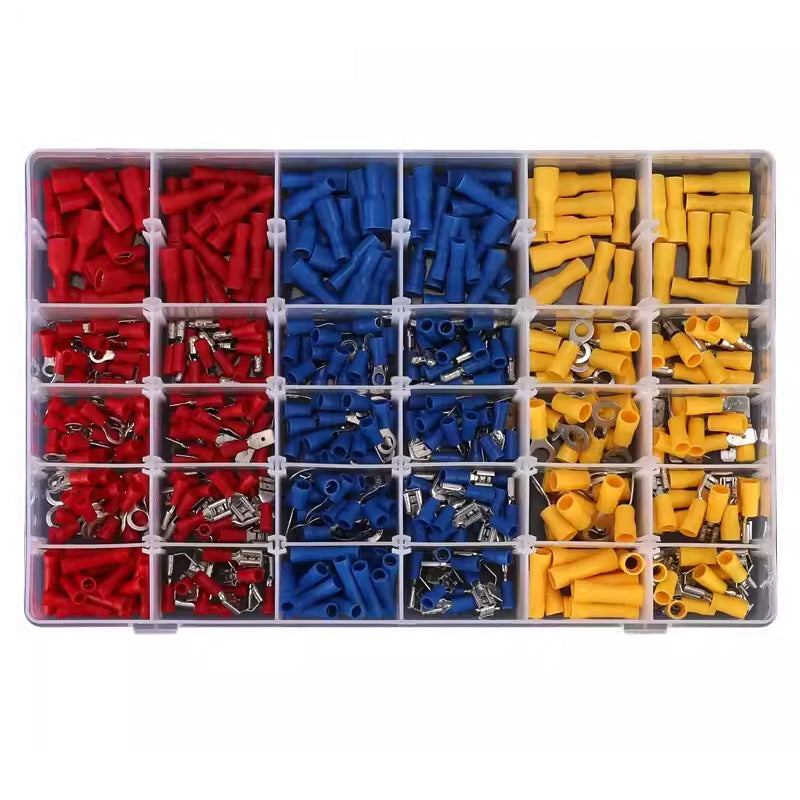 720PCS Assorted Crimp Terminals Electrical Wire Connector Kit Set