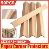 50PCS Brown Kraft Paper Corner Protector Durable Shipping Pack Use