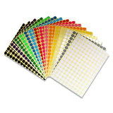 Round Coloured Dot Stickers 8mm–50mm Adhesive Label Set