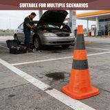 Portable Retractable Traffic Warning Cone Reflective Safety Collar