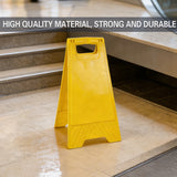 2PCS A-Frame Caution Warning Floor Signs Durable Standing Safety Sign