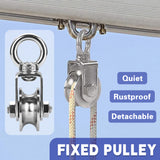 Stainless Steel U-Type Pulley Wheel Lifting Ring for Warehouse Hoist Systems