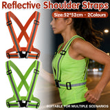 Reflective Shoulder Strap Safety Vest High Visibility for Warehouse Use