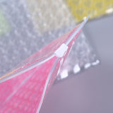 10Pcs PVC Bubble Zipper Bags 15x10cm Travel Storage Pouch