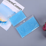 10Pcs PVC Bubble Zipper Bags 15x10cm Travel Storage Pouch