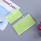 10Pcs PVC Bubble Zipper Bags 15x10cm Travel Storage Pouch