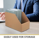10pcs Slanted Cardboard Display Storage Boxes Organiser