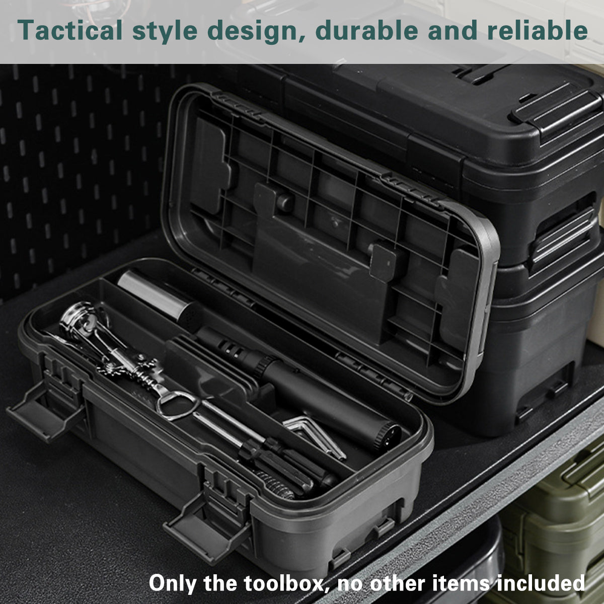 Multi Function PP Toolbox Stackable Storage Organizer for Warehouse Use