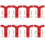 10x Red T Bar Handle for Anderson Plug Connectors 50AMP 12-24V