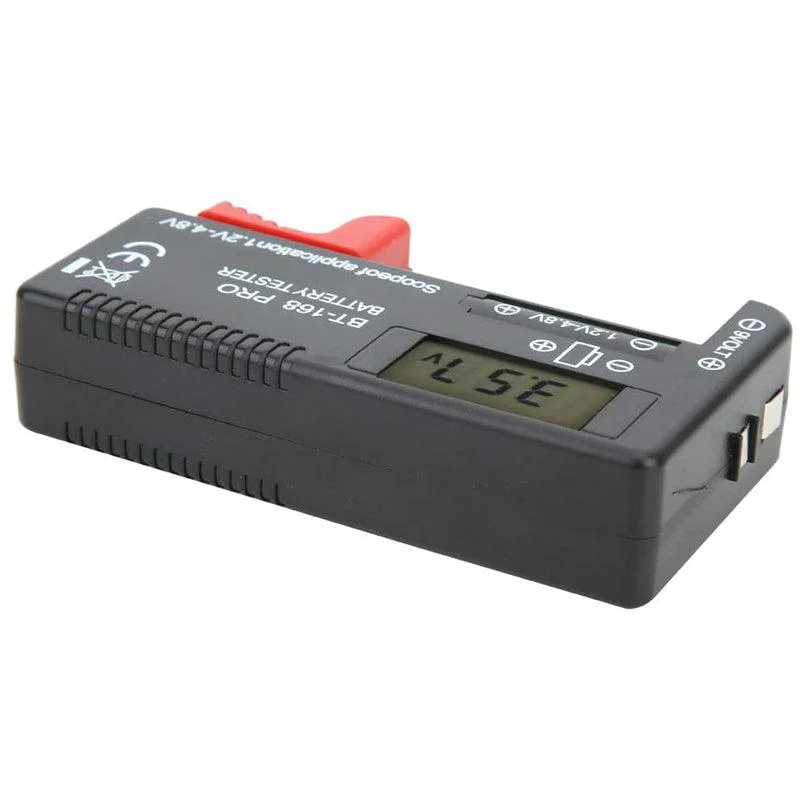 Digital Universal Battery Tester AA AAA C D 9V Button Cell LCD Display
