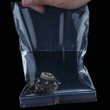 Self Sealing Ziplock Storage Bags Transparent Packaging Pouches