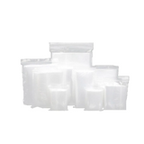 Self Sealing Ziplock Storage Bags Transparent Packaging Pouches
