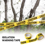 5PCS 100M Caution Warning Tape 75mm High Visibility Safety Barrier