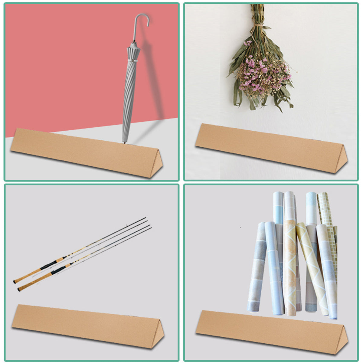 20PCS Triangular Carton Packing Boxes Corrugated Express Shipping Boxes
