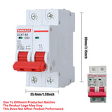 AC Circuit Breaker 2Pole Mini MCB 220-380V 10-63A