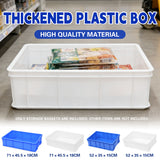 Rectangular Thickened Plastic Storage Box Durable for Warehouse Use